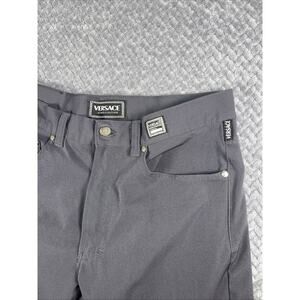 Versace Jeans Couture Vintage 90s Gray pants 35 Stretch Luxury